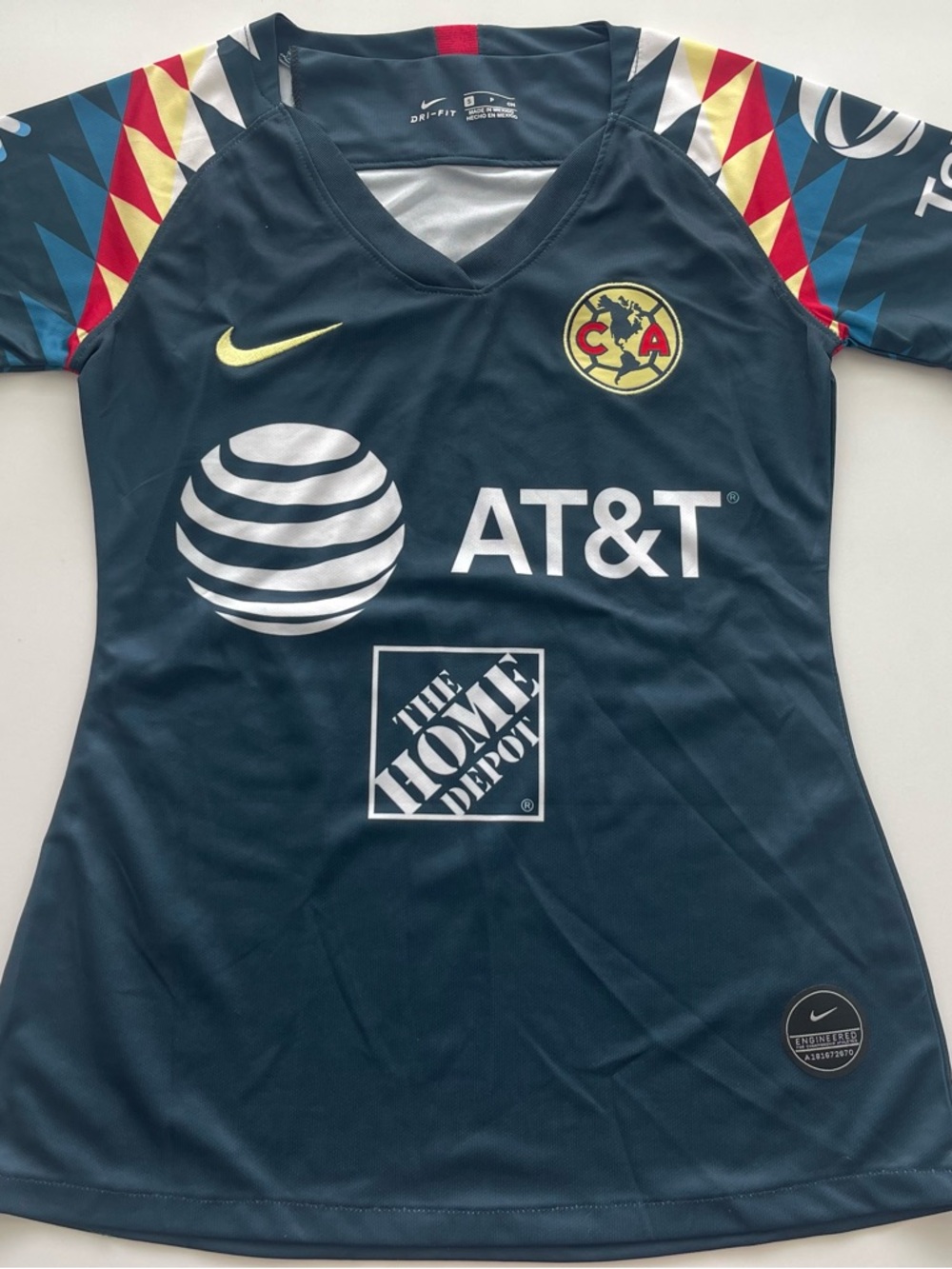 Nike Club América 2020/21 Third Soccer Jersey Women’s Small Navy Dri-FIT Liga MX